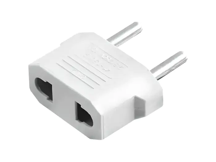 Купити оптом Купити Мережевий перехідник америка-HJ11 (білий) оптом - ціна 5 грн в Україні 